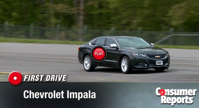  Consumer Reports Gives Praise to Chevrolet for its 2014 Impala Sedan