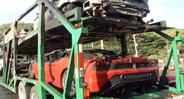  Lamborghini, Ferrari and Other Luxury Cars go up in Flames on Thai Trailer [w/Video]