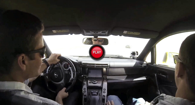  Fast & Furious Star Paul Walker Drives Lexus LFA on Track