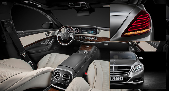 New Mercedes Benz S Class Uses Some 500 Leds To Do Away With Conventional Lights Carscoops