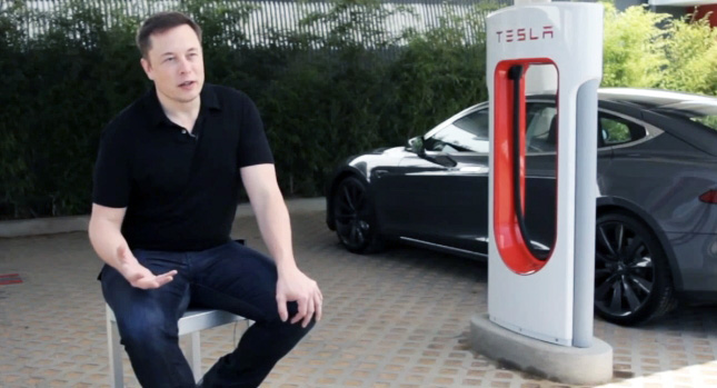  Elon Musk Announces Tesla’s Plan to Cover the US with Supercharger Network [w/Video]