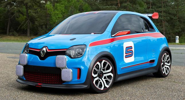  Renault’s Twin’Run Concept is a 320HP Pocket Rocket Previewing Next Twingo [56 Pics & Video]