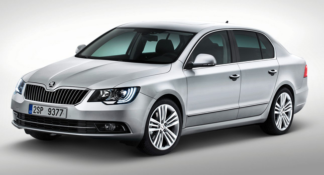 Refreshed 2013 Skoda Superb from £18,555 in Britain