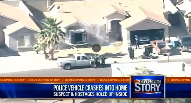  SWAT Team Repeatedly Rams Truck Into Arizona Home to Save Hostages