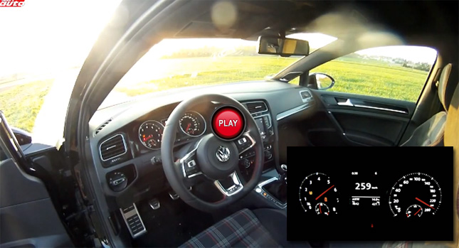  Watch New VW Golf GTI Performance Edition Go from 0 to 259km/h (161MPH)