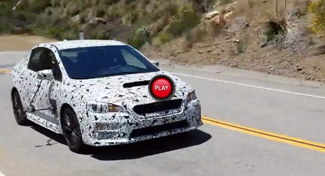 "Mystery" Prototype Testing at Mulholland is the 2015 Subaru WRX – Plus Bonus Footage