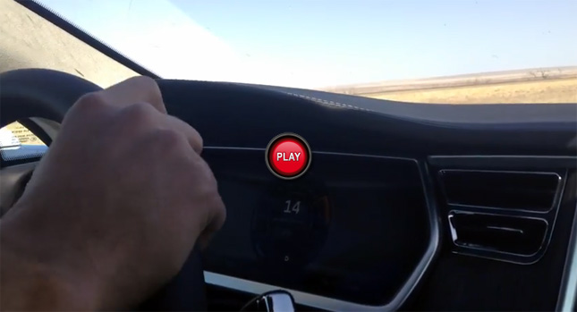  Watch the Tesla Model S Reach its Top Speed of 133MPH or 213KM/H