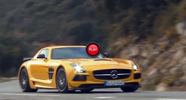  Mercedes-Benz SLS Black Series Has the Paul Ricard Race Track to Itself