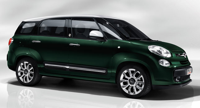  Fiat Debuts New XL Version of 500L Named Living with Seating for Seven