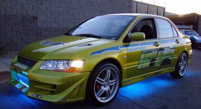  eBay: Own The Lime-Green Mitsubishi Evo that Paul Walker Drove in 2 Fast 2 Furious