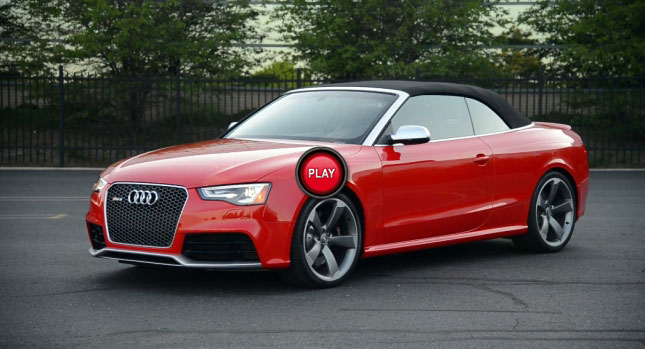  New POV Test Drive Puts You Behind the Wheel of an Audi RS5 Cabriolet