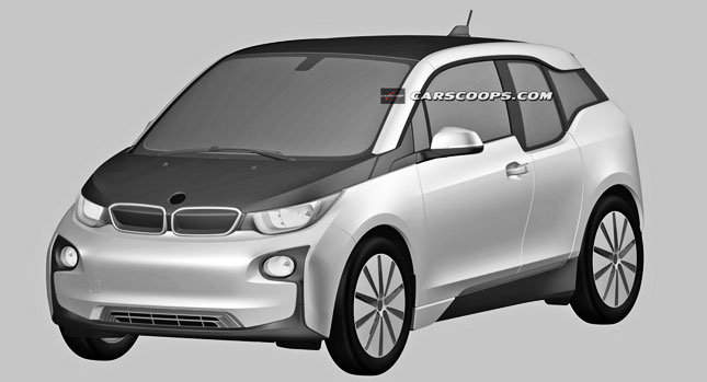  Production Version of New BMW i3 Revealed in Patent Drawings