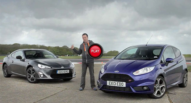  Ford Fiesta ST Beats Toyota GT86 on the Track in EVO Test