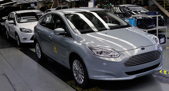  Ford Begins European Production of the Focus Electric