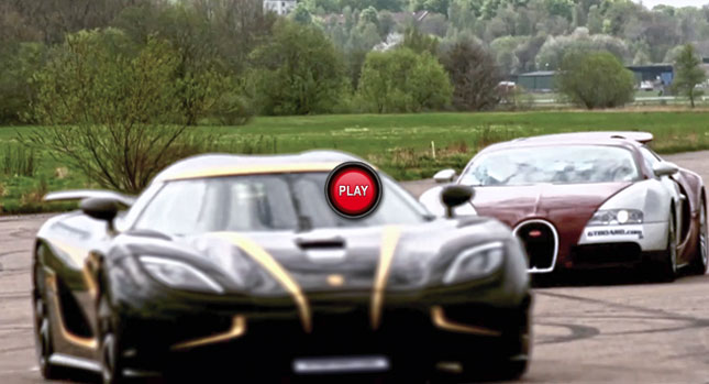  Koenigsegg Agera S Hundra Tries Bugatti Veyron On for Size in Lengthy Video