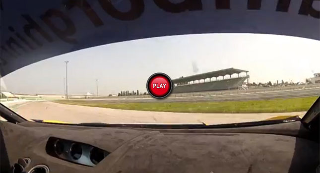 This Is What a 240 Km/h Crash in a Lamborghini Looks Like from Inside