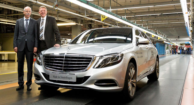  Mercedes-Benz Starts Production of New S-Class in Sindelfingen [w/Video]