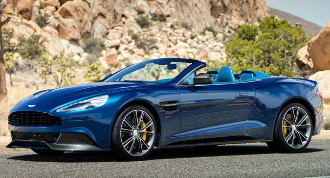  Aston Martin Blows the Top Off New $300,000 Vanquish Volante Convertible [Photos & Video]