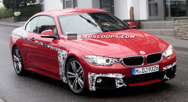  Scoop: BMW's New 4-Series Hardtop Convertible Wearing Very Little Camo