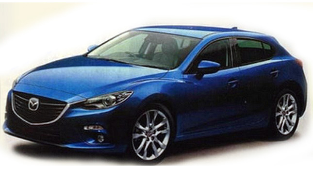  Another Round of Photos of the 2014 Mazda3 Hatchback, But Are They Real?