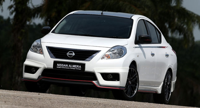  Nissan muestra el concepto de paquete de rendimiento Versa Nismo |  Carcoops