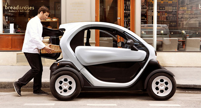  Renault Drops the Rear Seat from the Twizy and Turns It into the Twizy Cargo Pocket Van