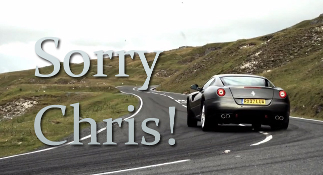  Chris Harris Sells Ferrari 599 Because it Was Too Expensive to Run and Maintain