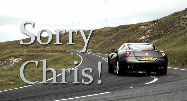Chris Harris Sells Ferrari 599 Because it Was Too Expensive to Run and Maintain