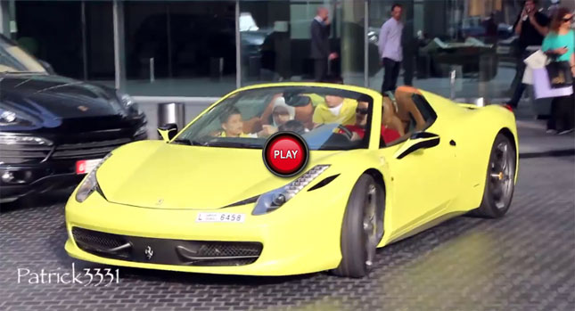  How to Turn a Ferrari 458 Italia Spider into a Family Car for Five