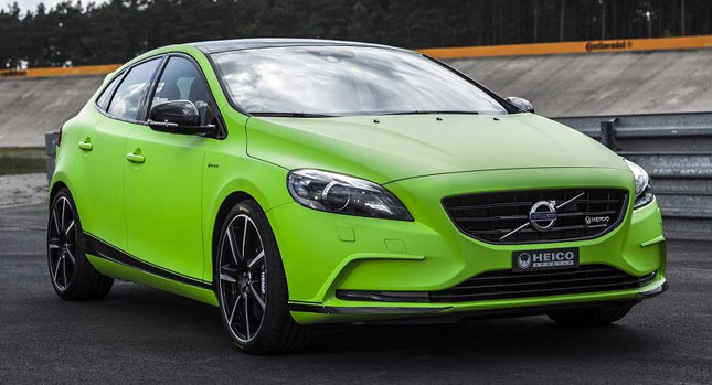  New 345HP Volvo V40 T5 HPC Study by Heico Sportiv Eyes Mercedes A45 AMG and Audi S3