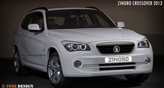  Artist Imagines New China Brand Zinoro's BMW X1-Based SUV