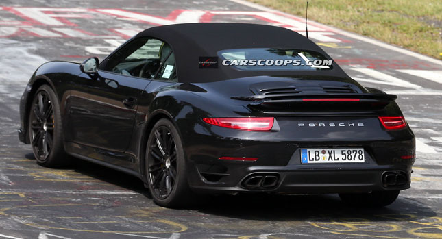  Spy Shots: Porsche Turbochargers the 911 Convertible, See the Camo-Free Pics