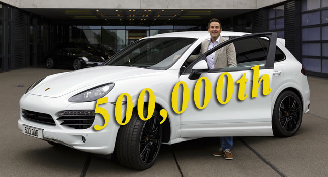  Porsche Builds 500,000th Cayenne at the Leipzig Plant