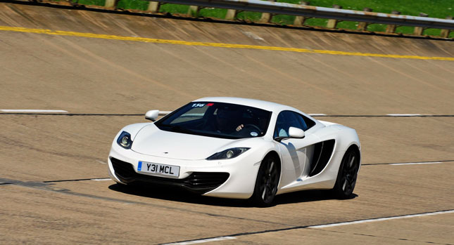  Acura Testing McLaren MP4-12C and Audi R8 During NSX Development Phase