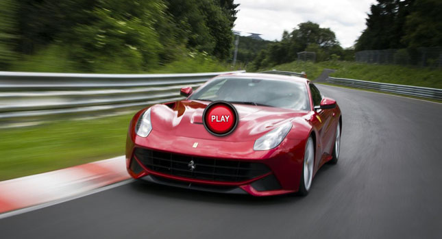  Watch Fernando Alonso Give an Interview while Driving Ferrari F12Berlinetta on the 'Ring