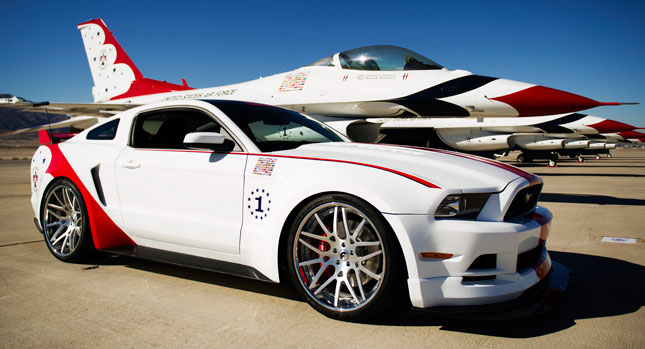  Ford Builds One-Off 2014 Ford Mustang GT as a Tribute to the U.S. Air Force Thunderbirds