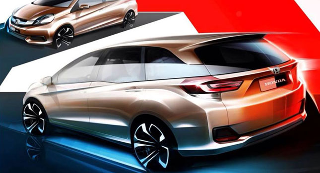  Honda Teases New Brio LMPV Minivan for Asian Markets