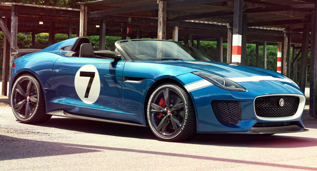  New Jaguar Project 7 is a D-Type Inspired 542HP F-Type Speedster [27 Photos & Video]