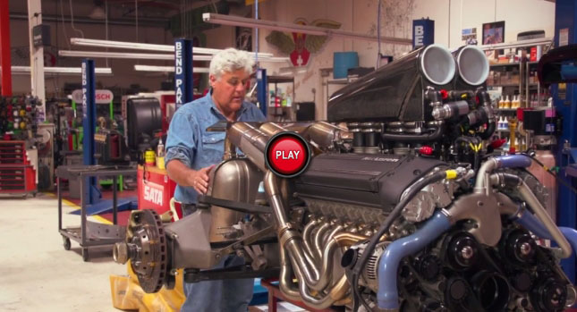  Jay Leno Pulls Out McLaren F1's V12 Engine for All to See