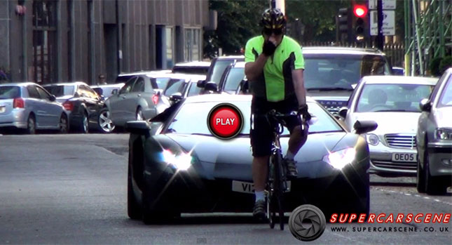  Watch a London Cyclist Intentionally Cut Off a Lamborghini Aventador