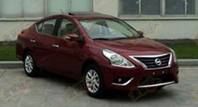  Spied: Nissan Versa's Sunny Twin Gains an Altima Face in China