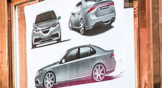  Are These the First Drawings of NEVS' New Saab 9-3 EV?