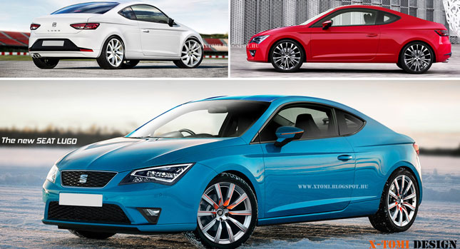 Seat Lugo is a Leon-Based Design Study for a Small Coupe