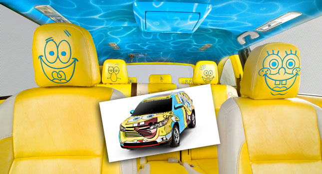  Toyota Highlander SpongeBob SquarePants Concept is Creepy, Fun or Silly?