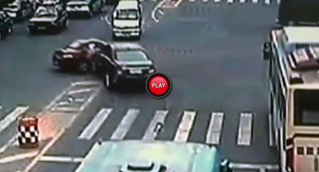  Pissed Off Chinese Dad Rams Son's BMW Z4 with his Mercedes S-Class!