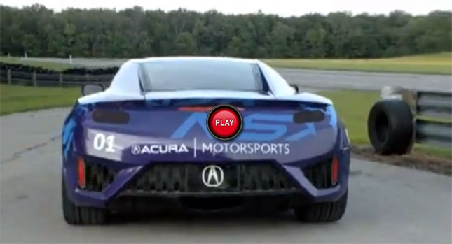  2015 Acura NSX Prototype Makes its First Sounds in Video