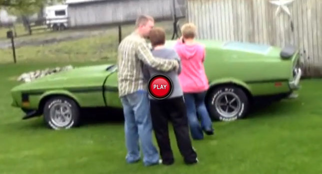  Son Finds Dad's Long Lost 1972 Mustang MACH 1 and Gives Him Surprise of a Lifetime