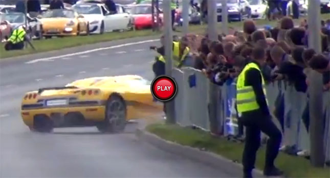  Koenigsegg CCX Crash Injures 17 People at Gran Turismo Polonia
