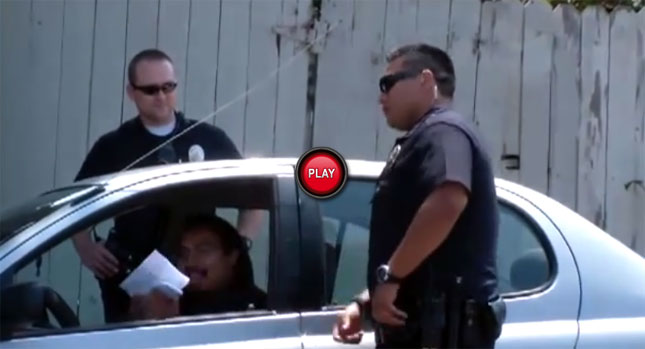  Guy Trolls LA Police Officers Conducting Traffic Stop, Tells Them to Shut the F…k Up! [NSFW]