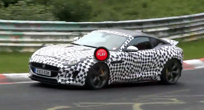  Scoop: Watch the New Jaguar F-Type Coupe S V8 on The 'Ring